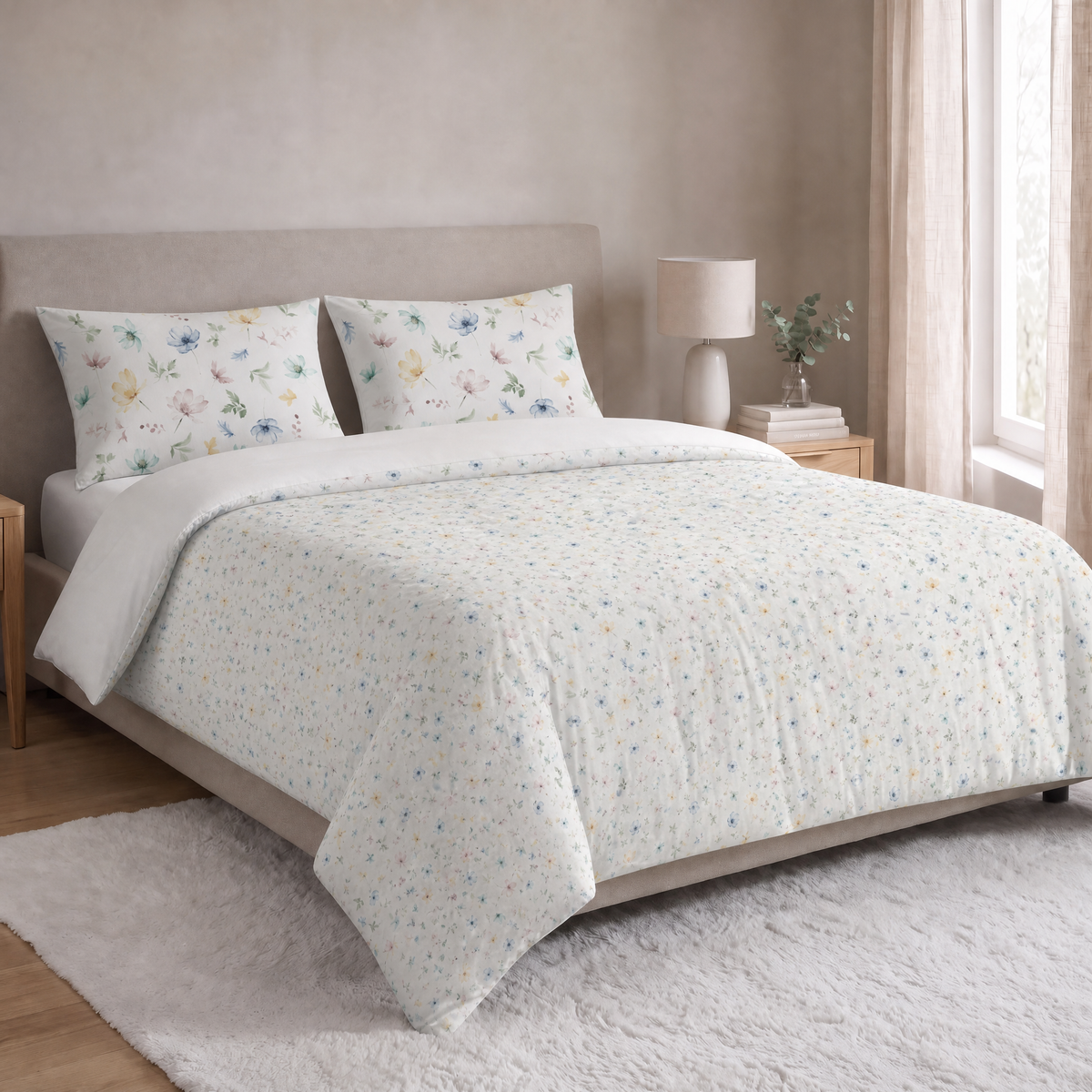 Zelesta Comfort Design Taies d'Oreiller - Set de 2 - Spring Bloom
