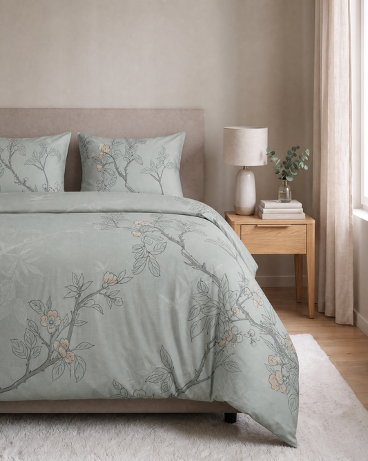 Zelesta Everyday Design Taies d'Oreiller - Set de 2 - Aqua Forest