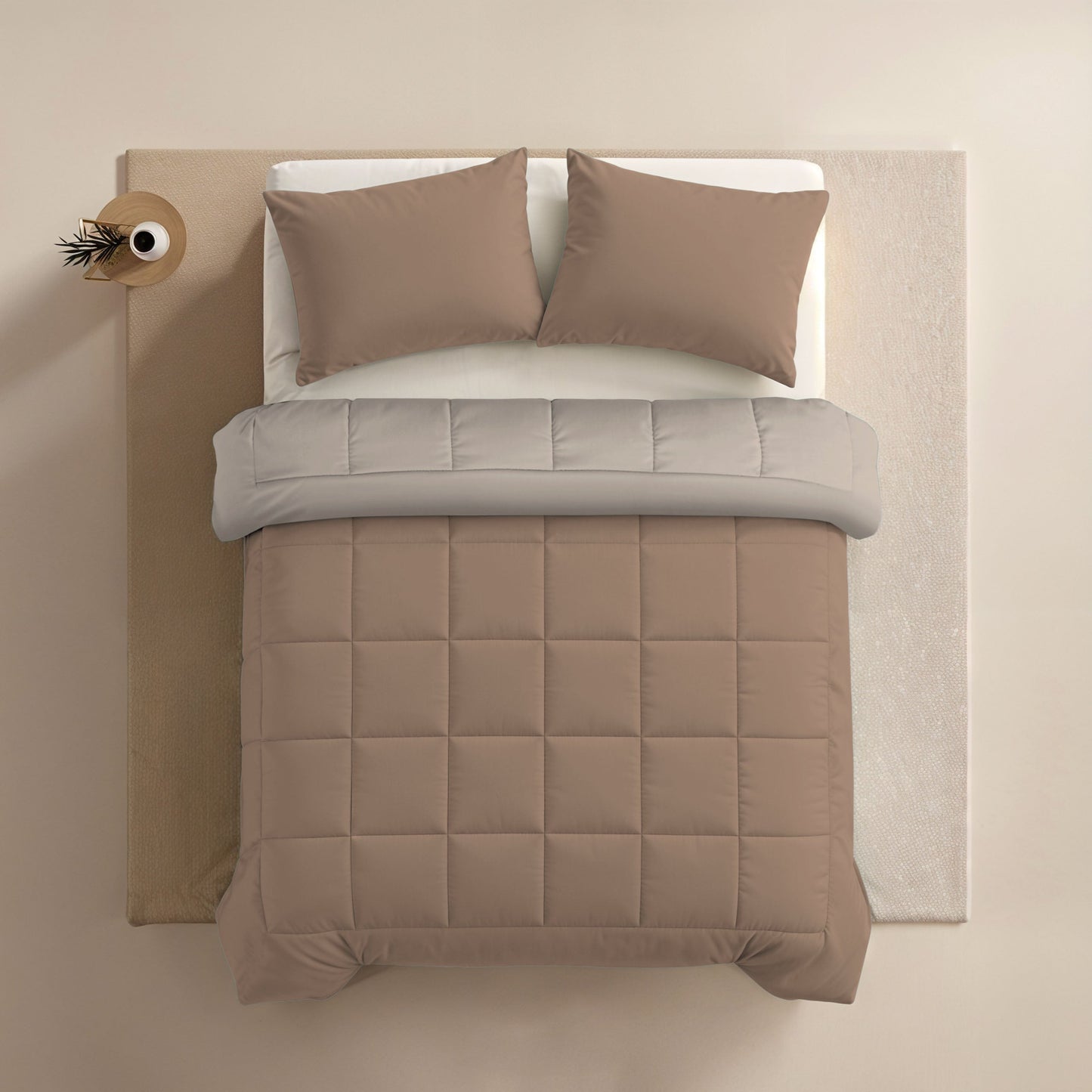 Couette Zelesta Comfort Duo - Terra & Sand
