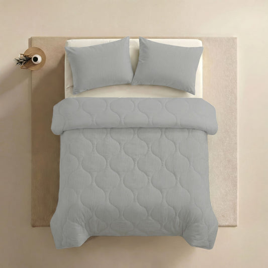 Zelesta Special Muslin Pillowcase Set Of 2 - Light Grey
