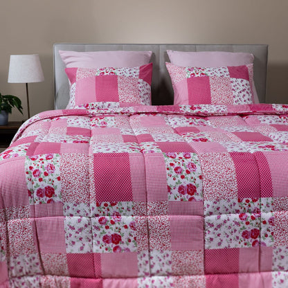 Zelesta Wonderbed 4 Saisons Double - Patchwork Rose