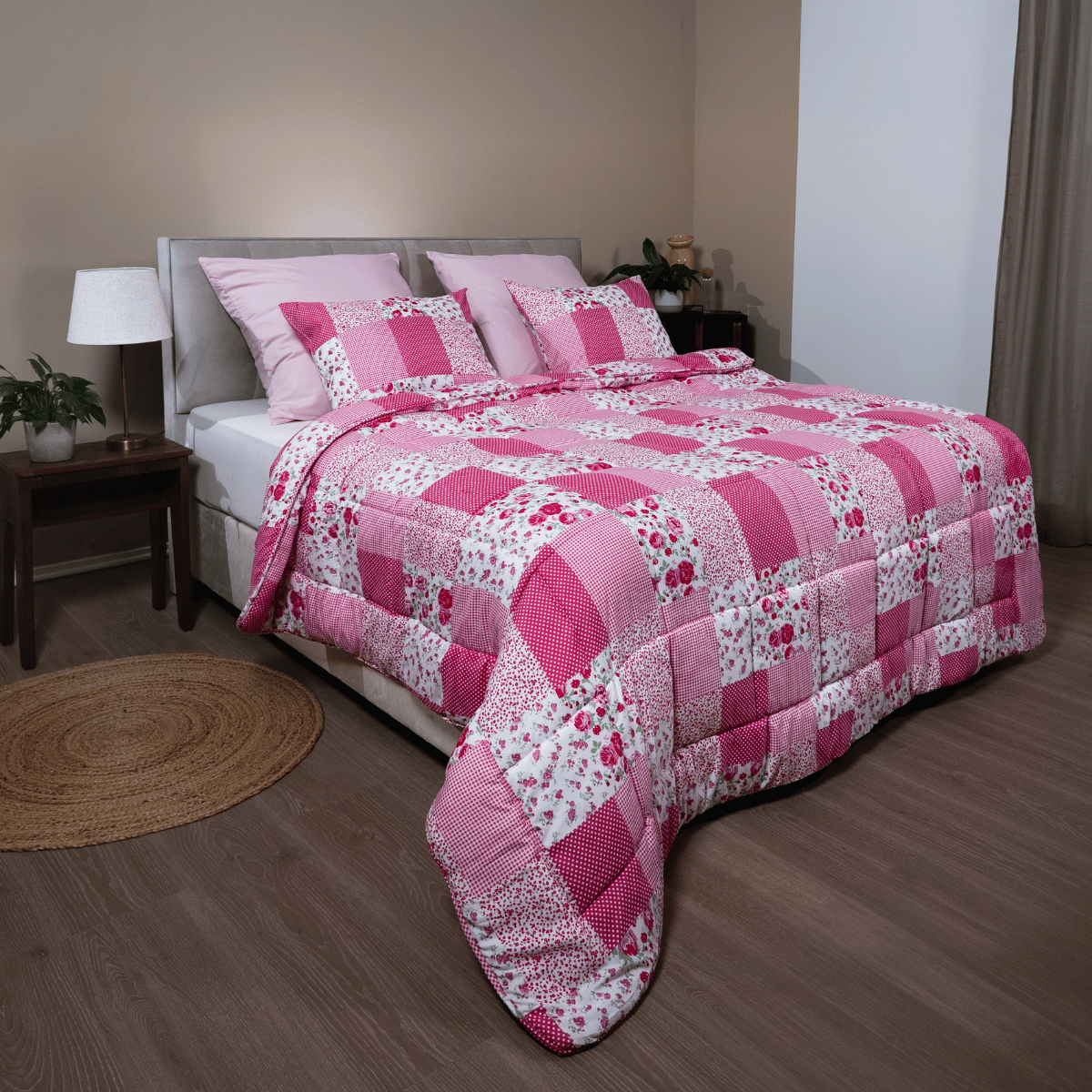 Zelesta Comfort Design Summer Duvet - Patchwork Pink