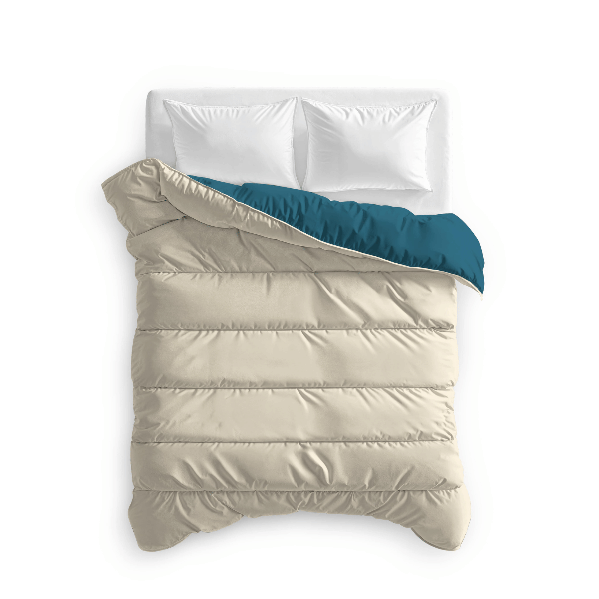 Zelesta Royalbed Light - Petrol & Sand Beach 11