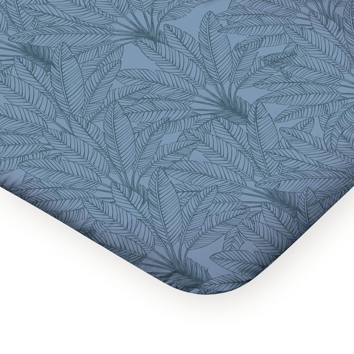 Couette Zelesta Comfort Design Sans Coutures - Botanical Line Art Blue