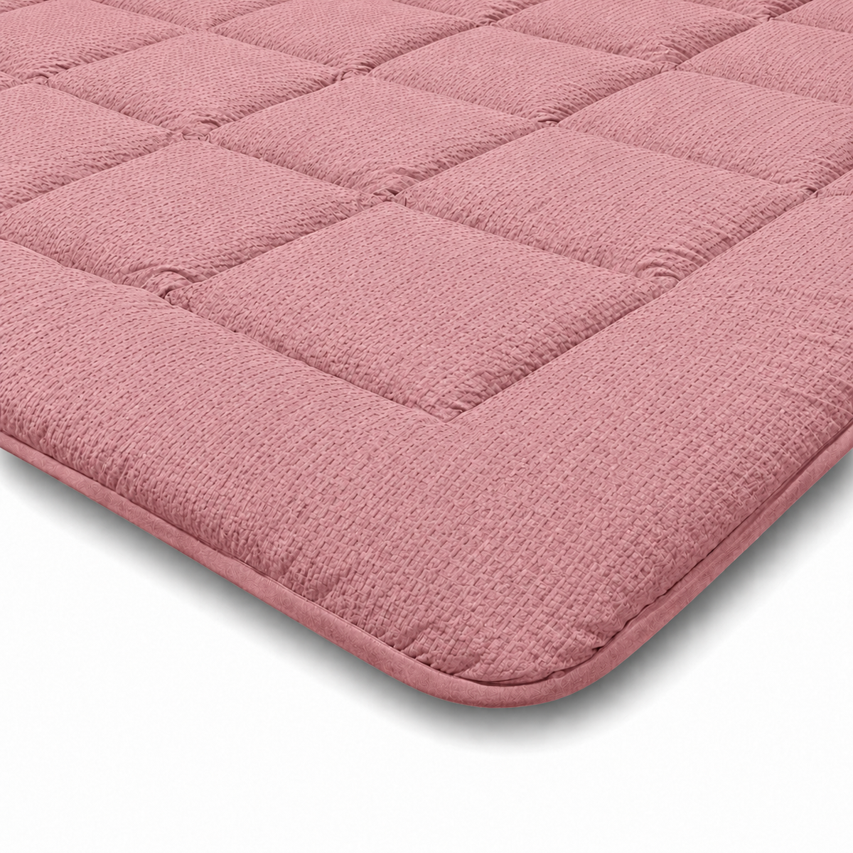 Zelesta Comfort Structure Seersucker Couette - Rose & Rose Clair