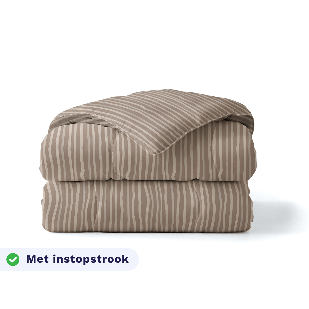 Zelesta Pure Design Cotton Duvet - Brown Stripes