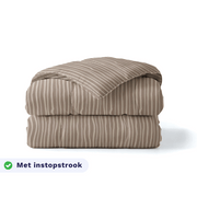 Zelesta Pure Design Cotton Duvet - Brown Stripes