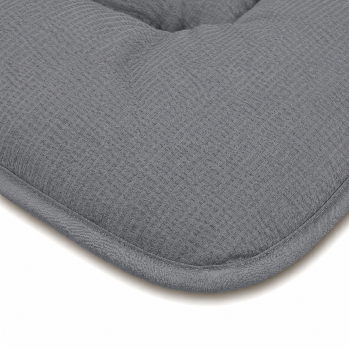 Zelesta Comfort Structure Seersucker Duvet - Grey & Light Grey