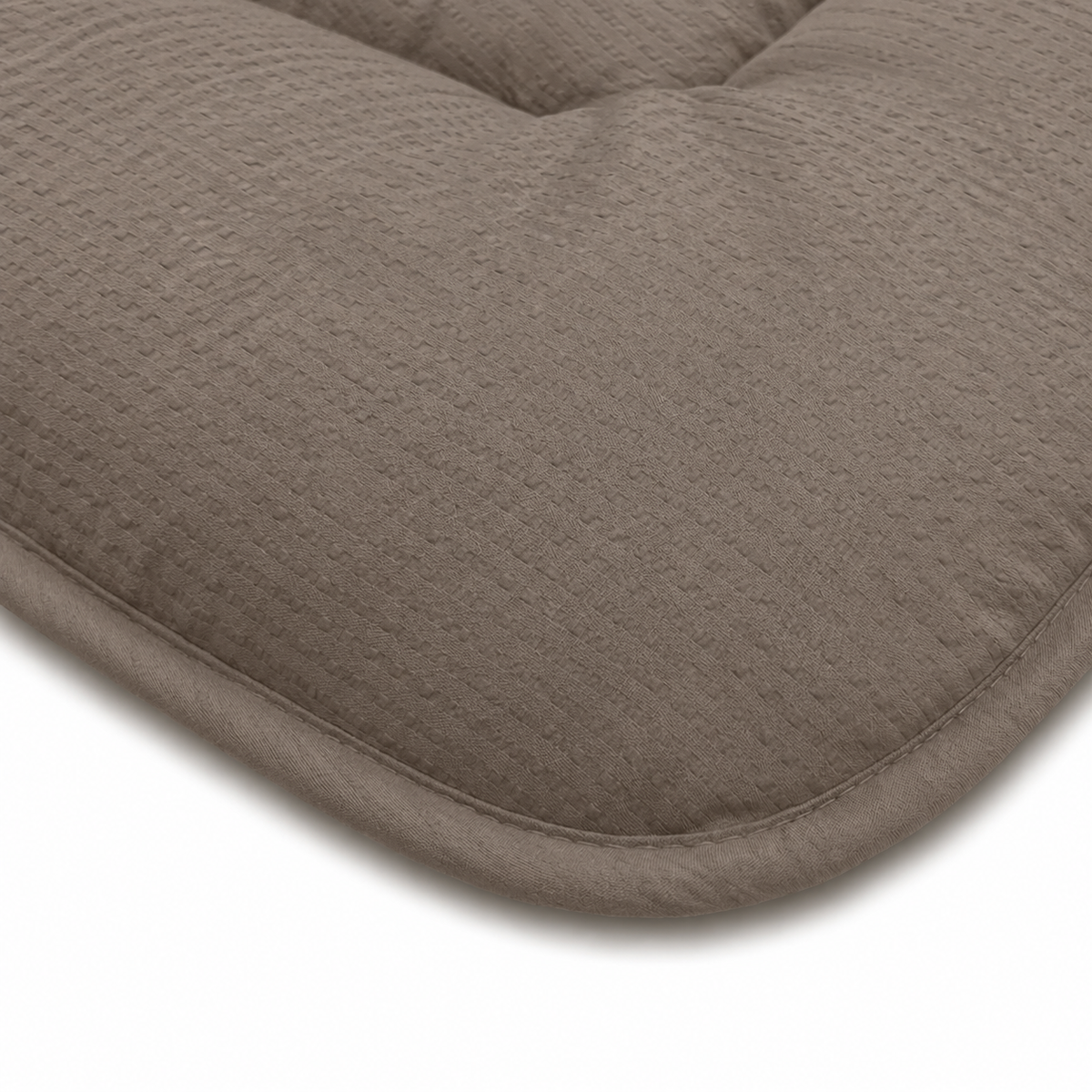 Zelesta Comfort Structure Seersucker Couette - Taupe & Beige