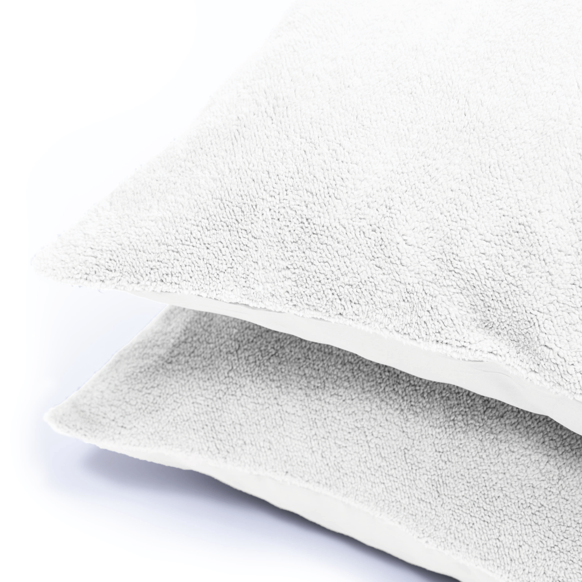 Zelesta Taie d'Oreiller Teddy Lot de 2 - Blanc