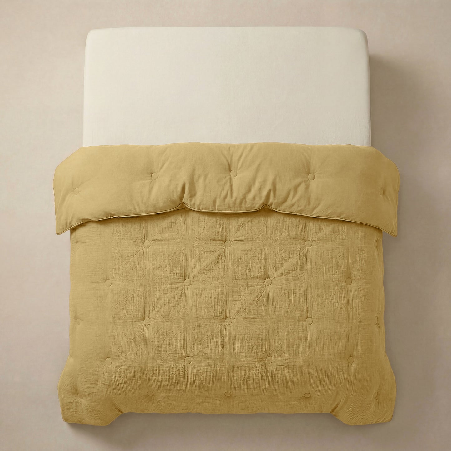 Zelesta Deluxe Couette Mousseline de Coton - Ocre