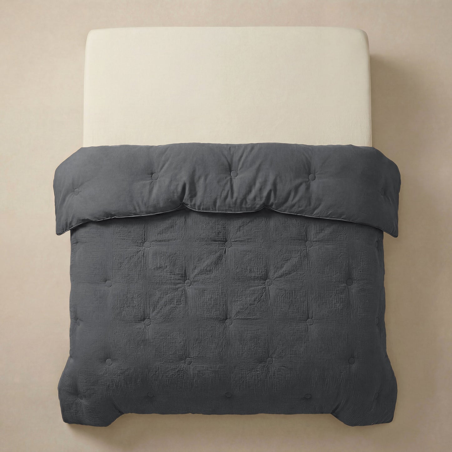 Zelesta Deluxe Cotton Muslin Duvet - Anthracite