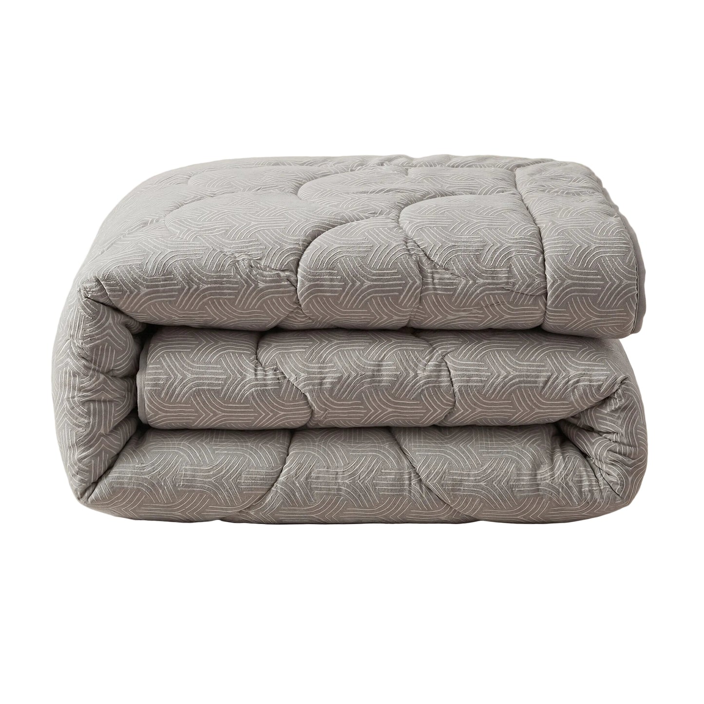 Zelesta Special Flannel Luxe Duvet - Taupe & Grey