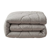 Zelesta Special Flannel Luxe Duvet - Taupe & Grey