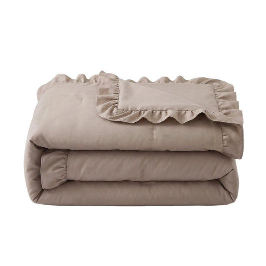Zelesta Everyday Ruffles Duvet - Khaki