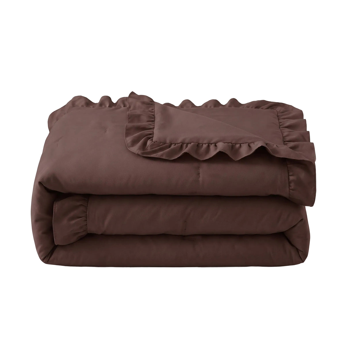 Zelesta Everyday Ruffles Duvet - Peppercorn Brown