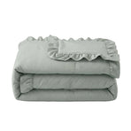 Zelesta Everyday Ruffles Duvet - Sea Foam Green