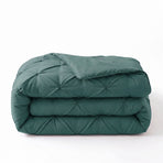 Zelesta Everyday Pintuck Duvet - Sea Green