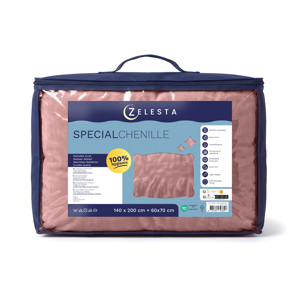 Zelesta Special Kids Chenille Couette - Rouge Doux