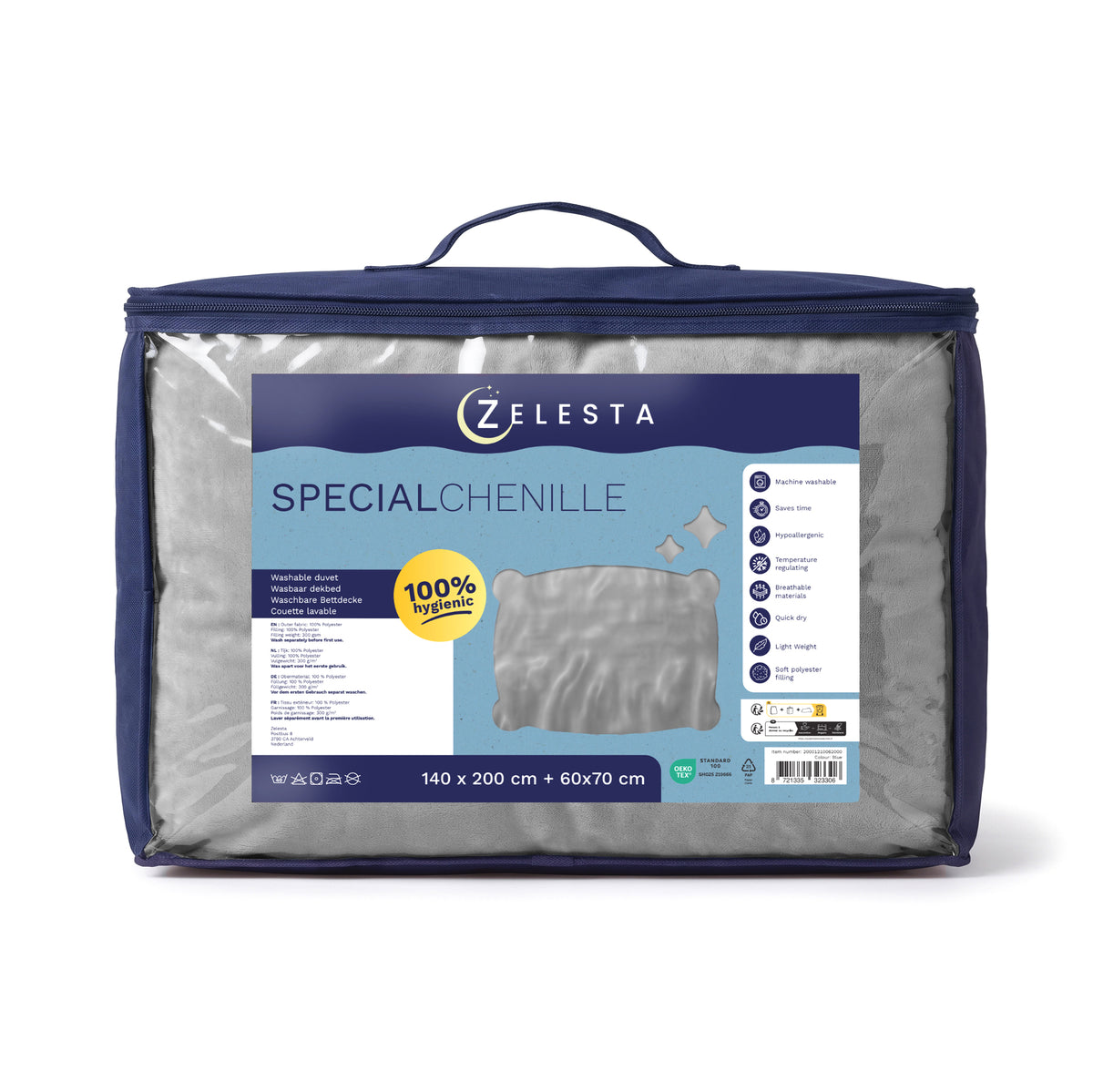 Zelesta Special Kids Chenille Couette - Gris Foncé
