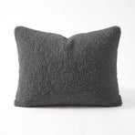 Zelesta Special Teddy Chenille Taies d'oreiller Lot de 2 - Anthracite