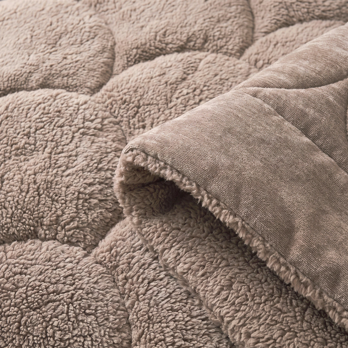 Zelesta Special Teddy Chenille Couette - Vieux Rose