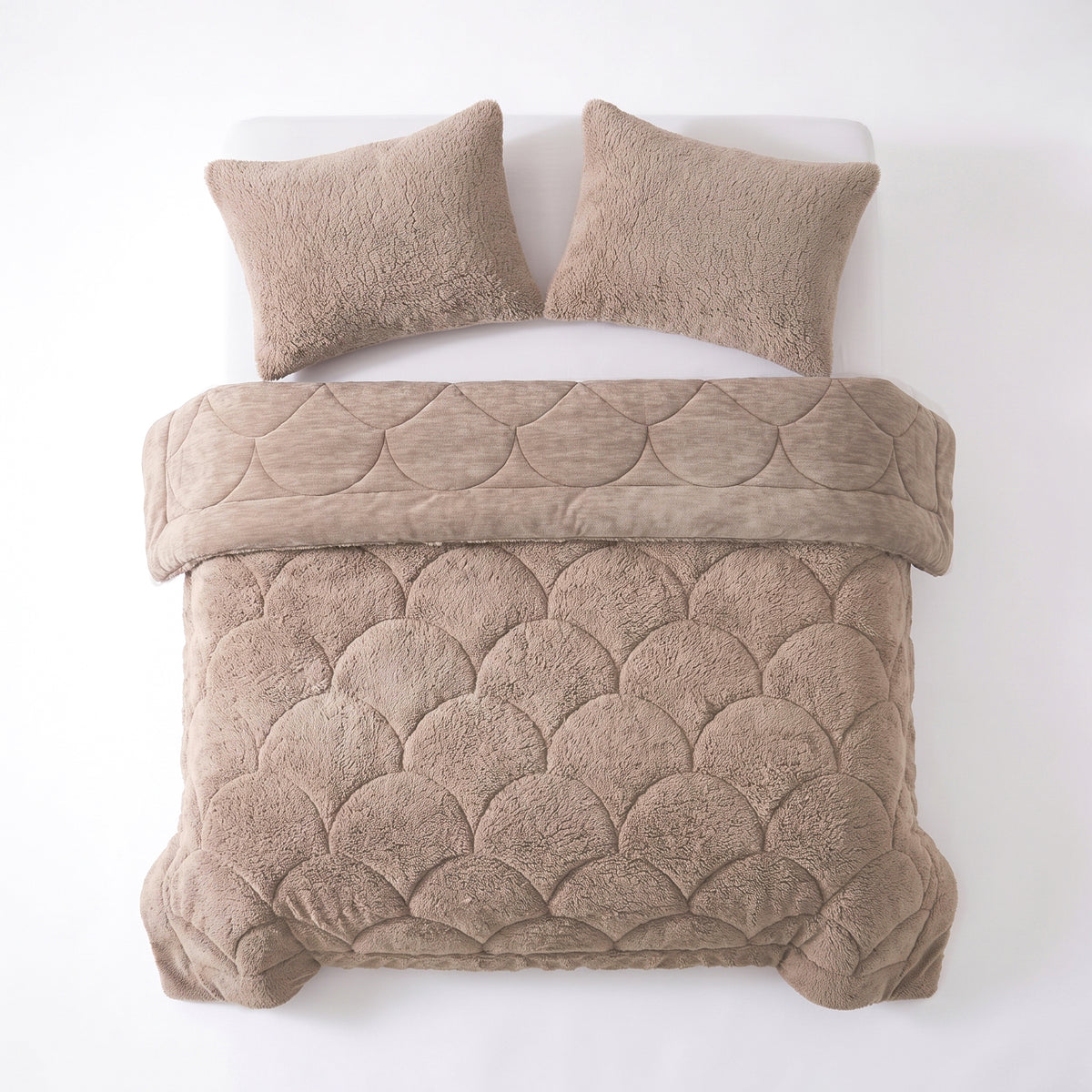 Zelesta Special Teddy Chenille Couette - Vieux Rose