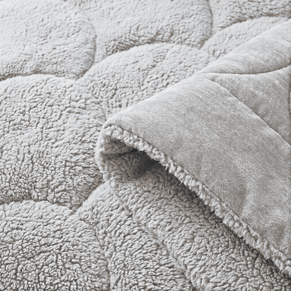 Zelesta Special Teddy Chenille Couette - Gris