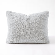Zelesta Special Teddy Chenille Taies d'oreiller Lot de 2 - Gris