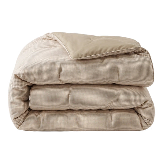 Zelesta Special Waffle Percal Duvet - Brown Mix