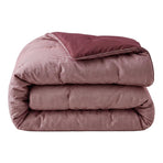 Zelesta Special Gaufrée en Percale Couette - Mix Bordeaux