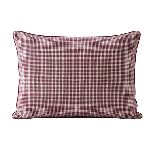 Zelesta Special Waffle Percal Pillowcase Set Of 2 - Bordeaux Mix