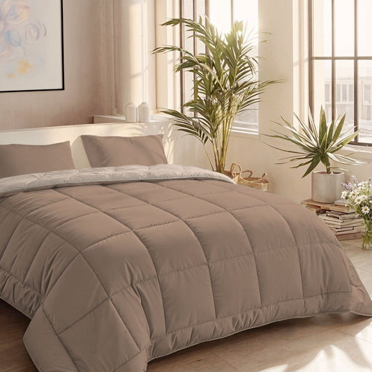 Zelesta Comfort Duo Summer Duvet - Terra & Sand