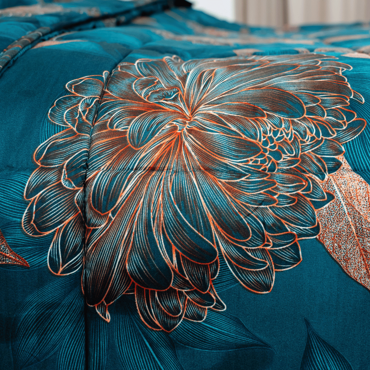 Couette Zelesta Comfort Design - Fleurs Royales