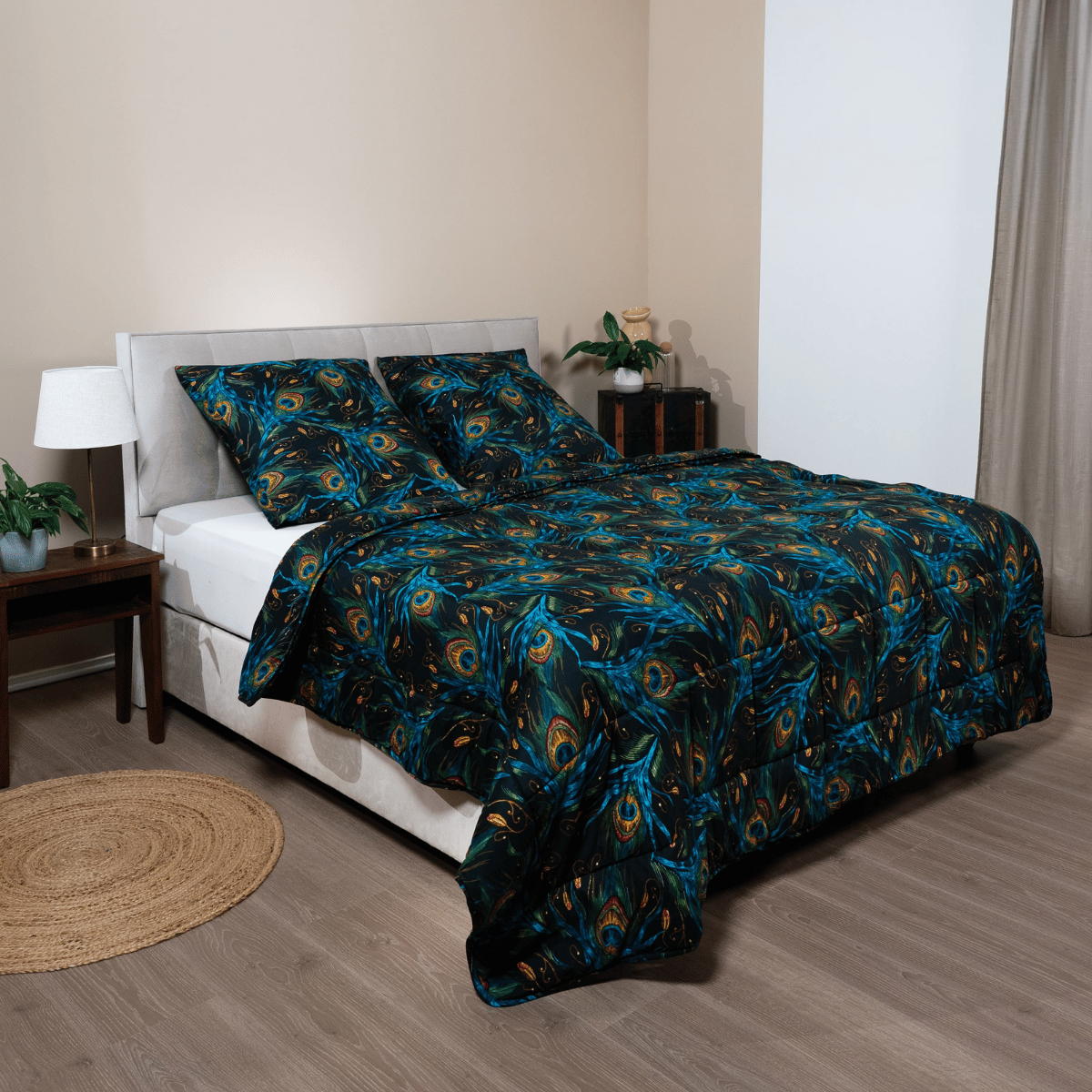 Zelesta Comfort Design Duvet - Peacock Feathers