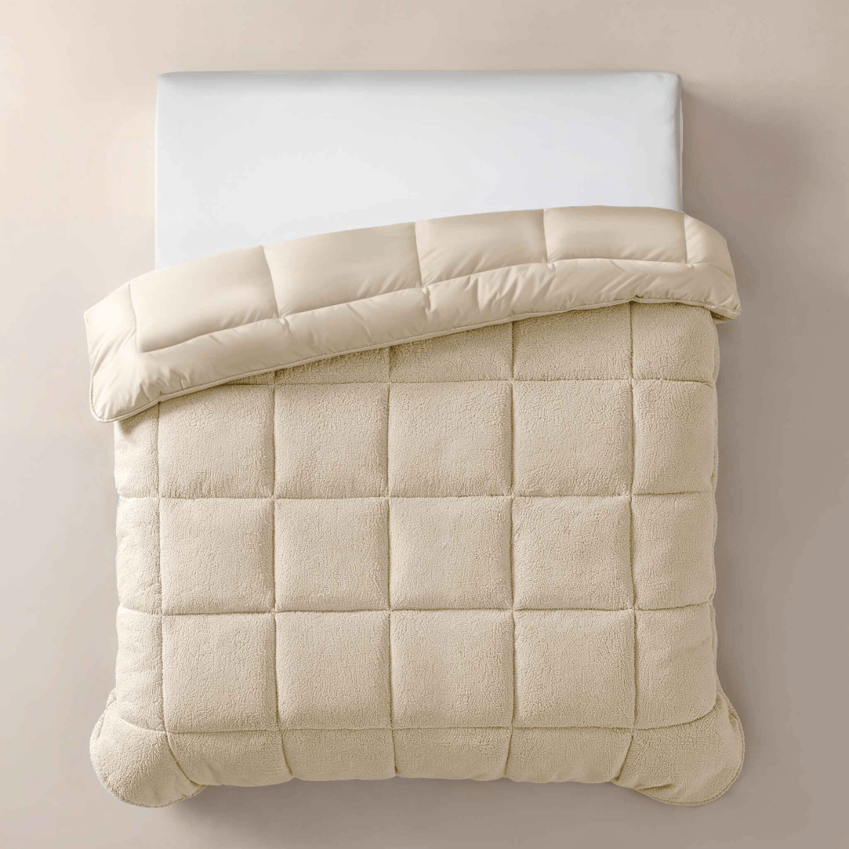 Couette spéciale Zelesta Teddy - Crème