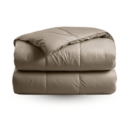 Zelesta Deluxe Uni Satin Cotton Duvet - Walnut Brown