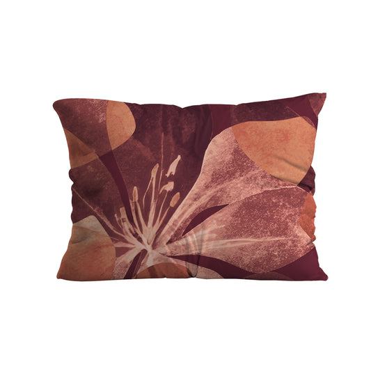Taie d'Oreiller Zelesta Comfort Design Sans Coutures Lot de 2 - Oversized Flower Blush Red