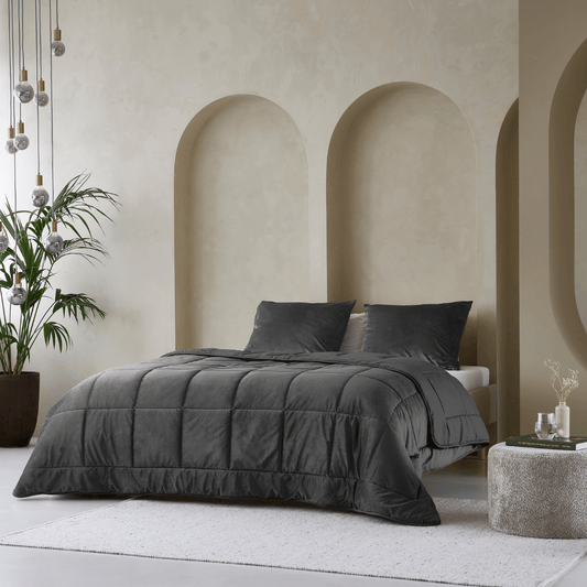 Zelesta Spécial Velvet Couette - Anthracite