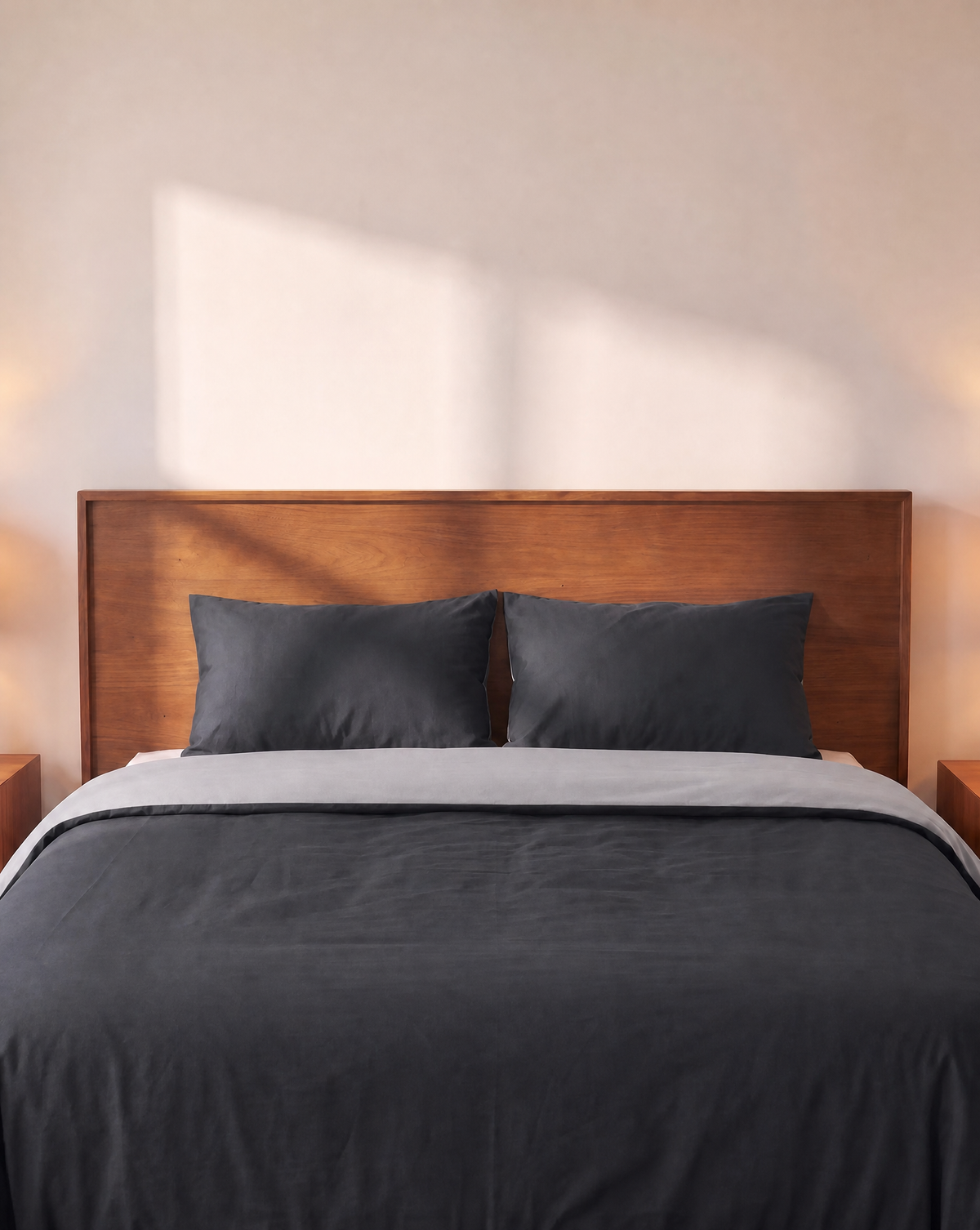 Couette Zelesta Comfort Duo Sans Coutures - Gris & Anthracite