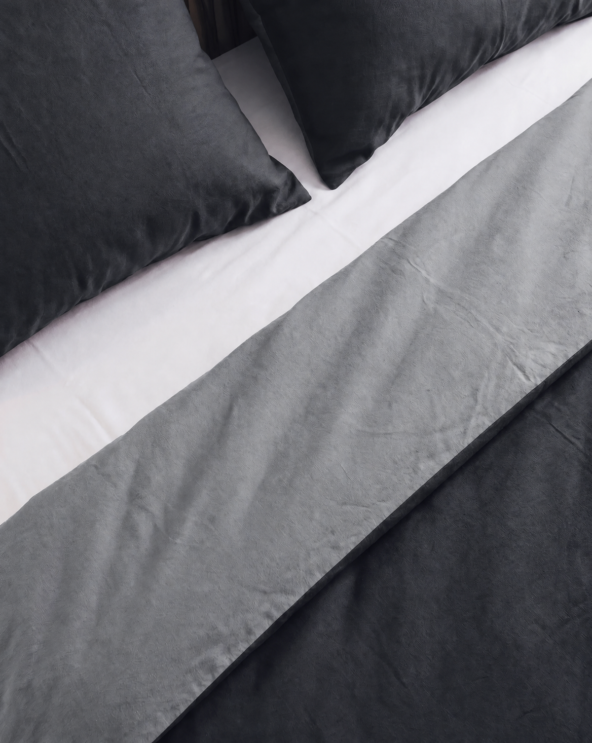 Couette Zelesta Comfort Duo Sans Coutures - Gris & Anthracite