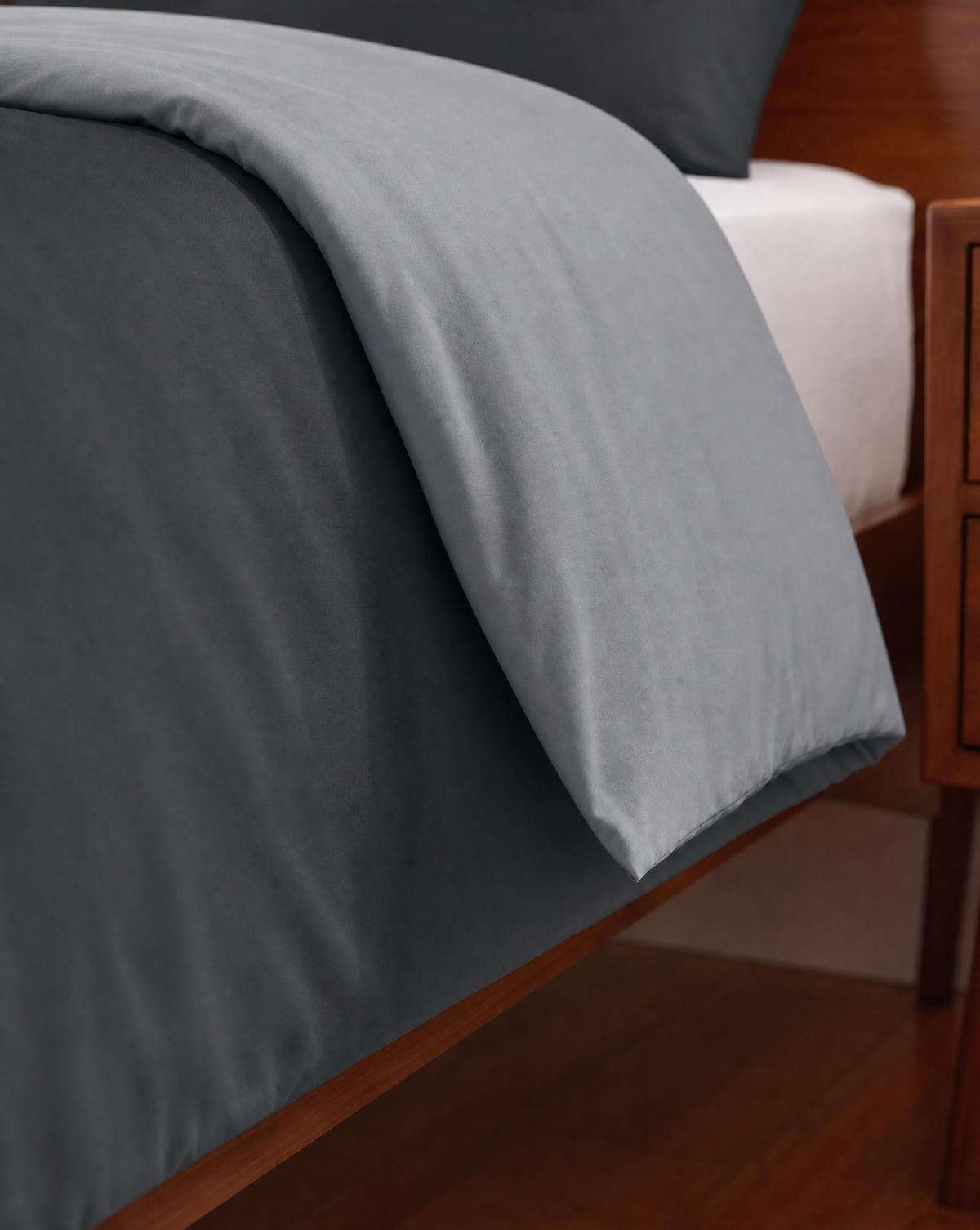 Couette Zelesta Comfort Duo Sans Coutures - Gris & Anthracite