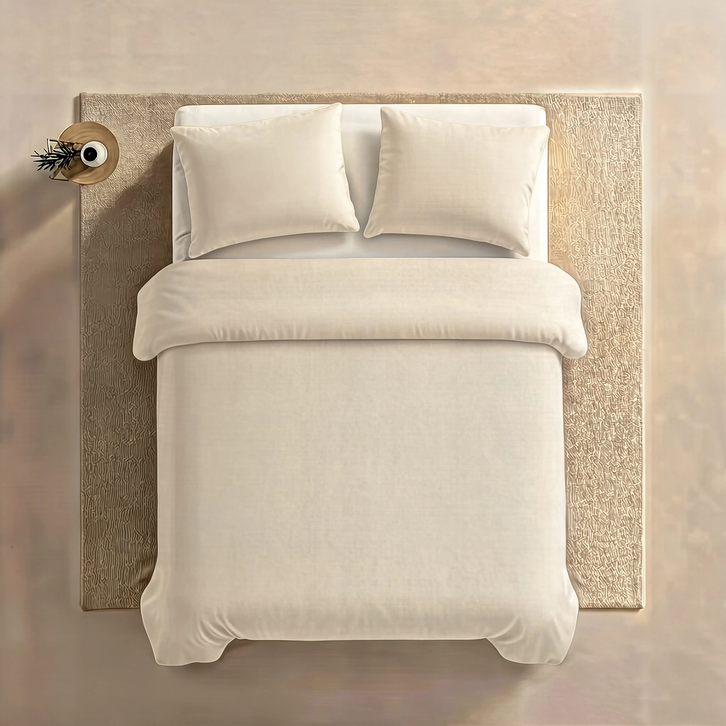 Couette Zelesta Comfort Uni Sans Coutures - Beige