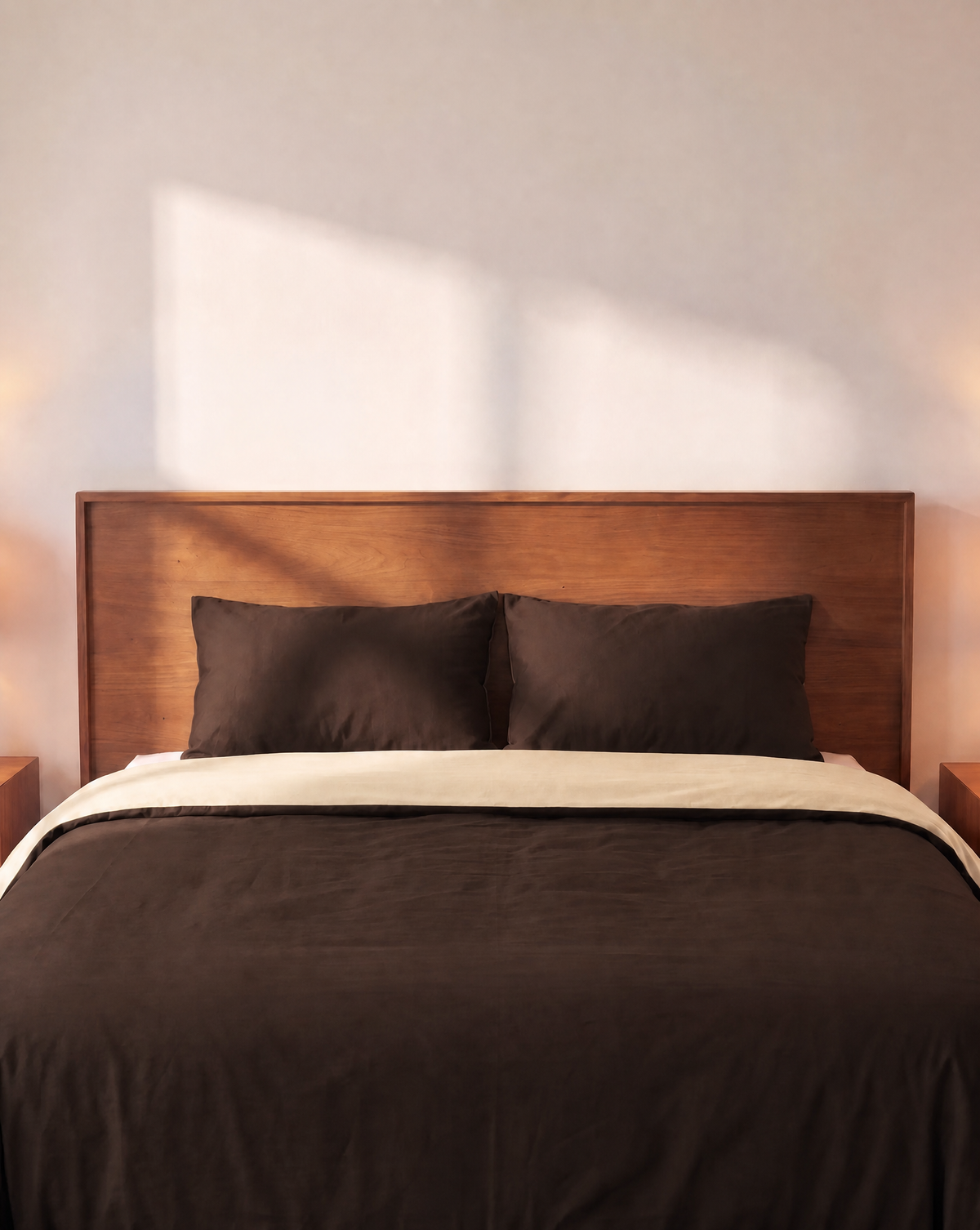 Couette Zelesta Comfort Duo Sans Coutures - Taupe & Marron