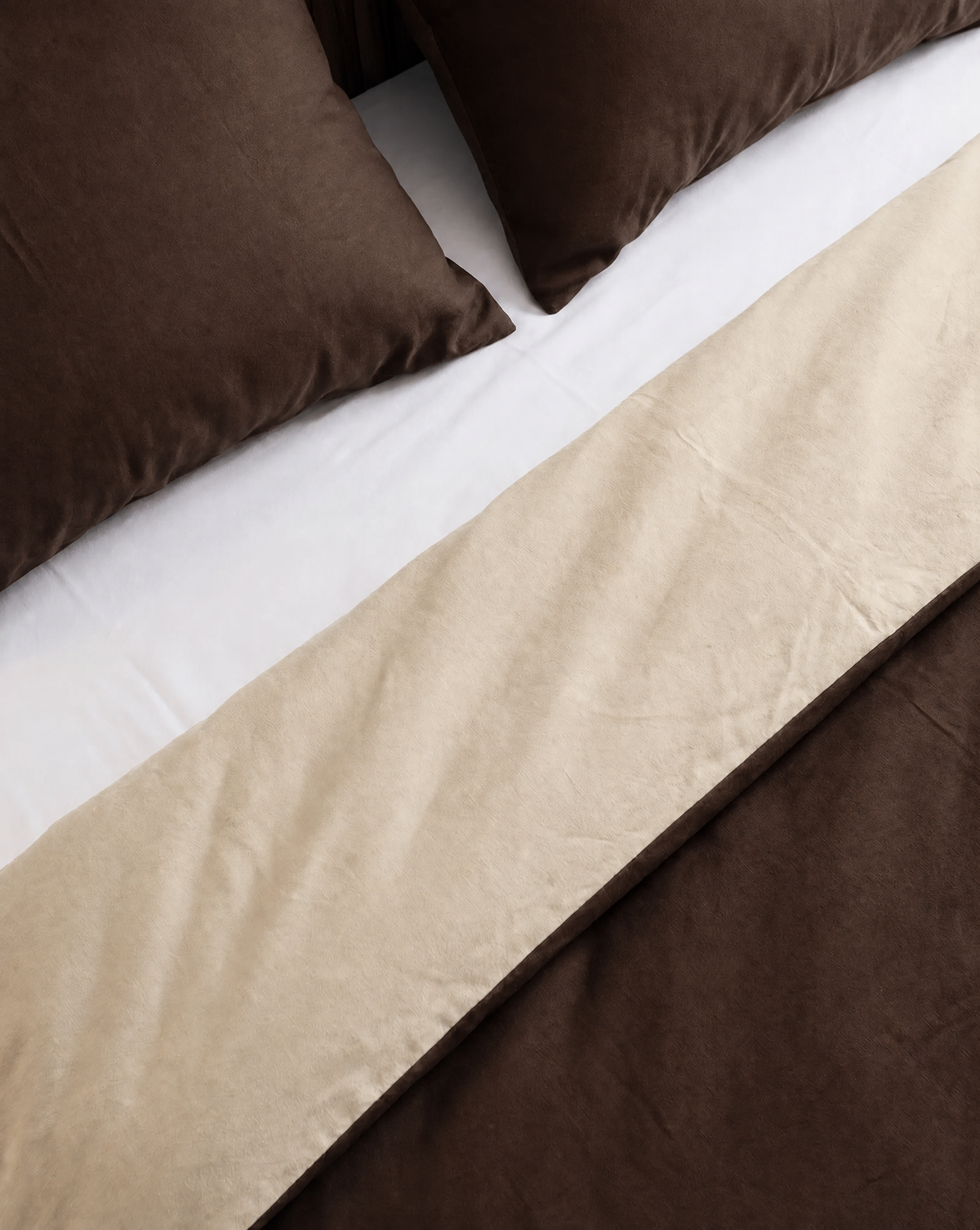 Couette Zelesta Comfort Duo Sans Coutures - Taupe & Marron