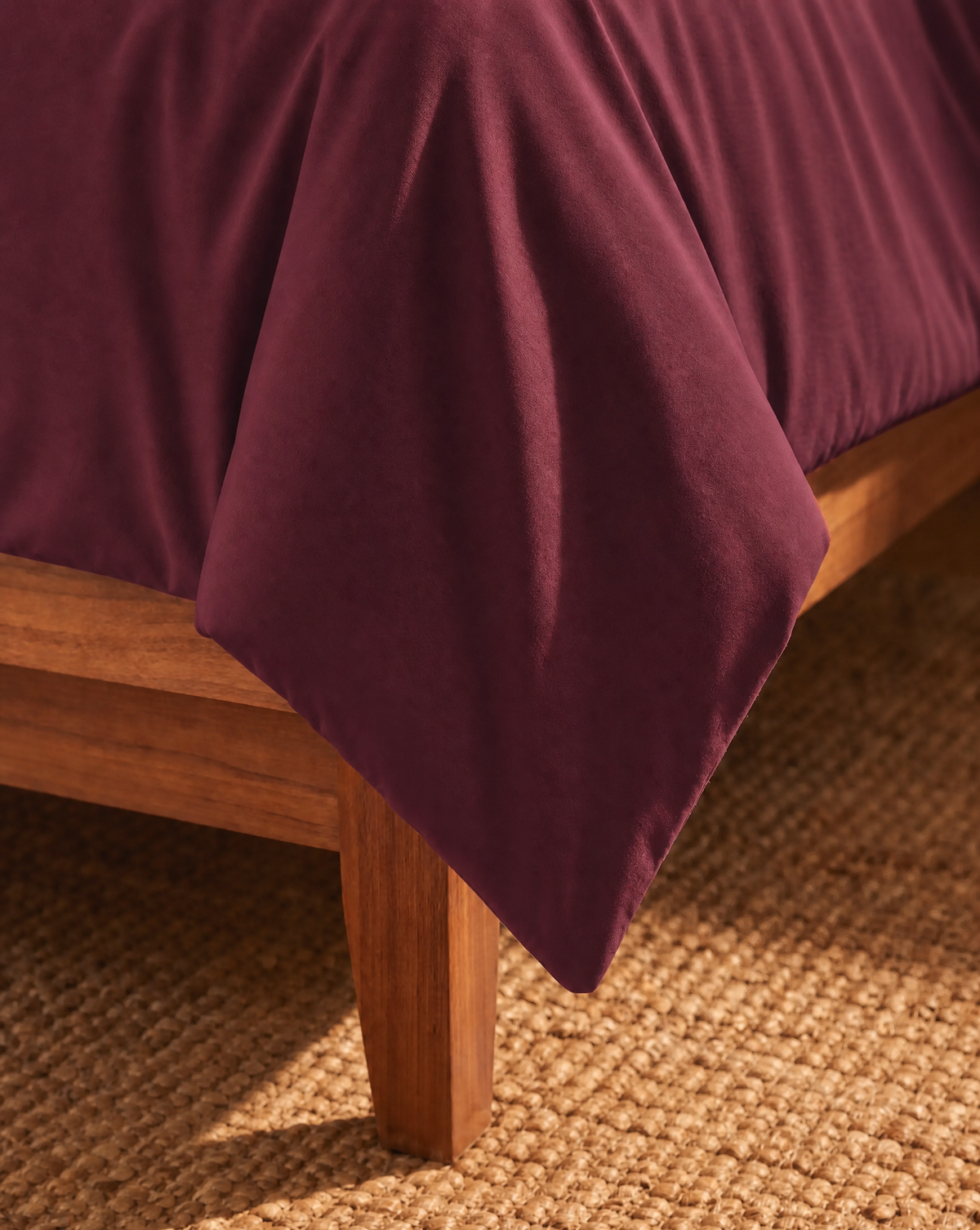 Couette Zelesta Comfort Duo Sans Coutures - Rose Ancien & Rouge Bordeaux