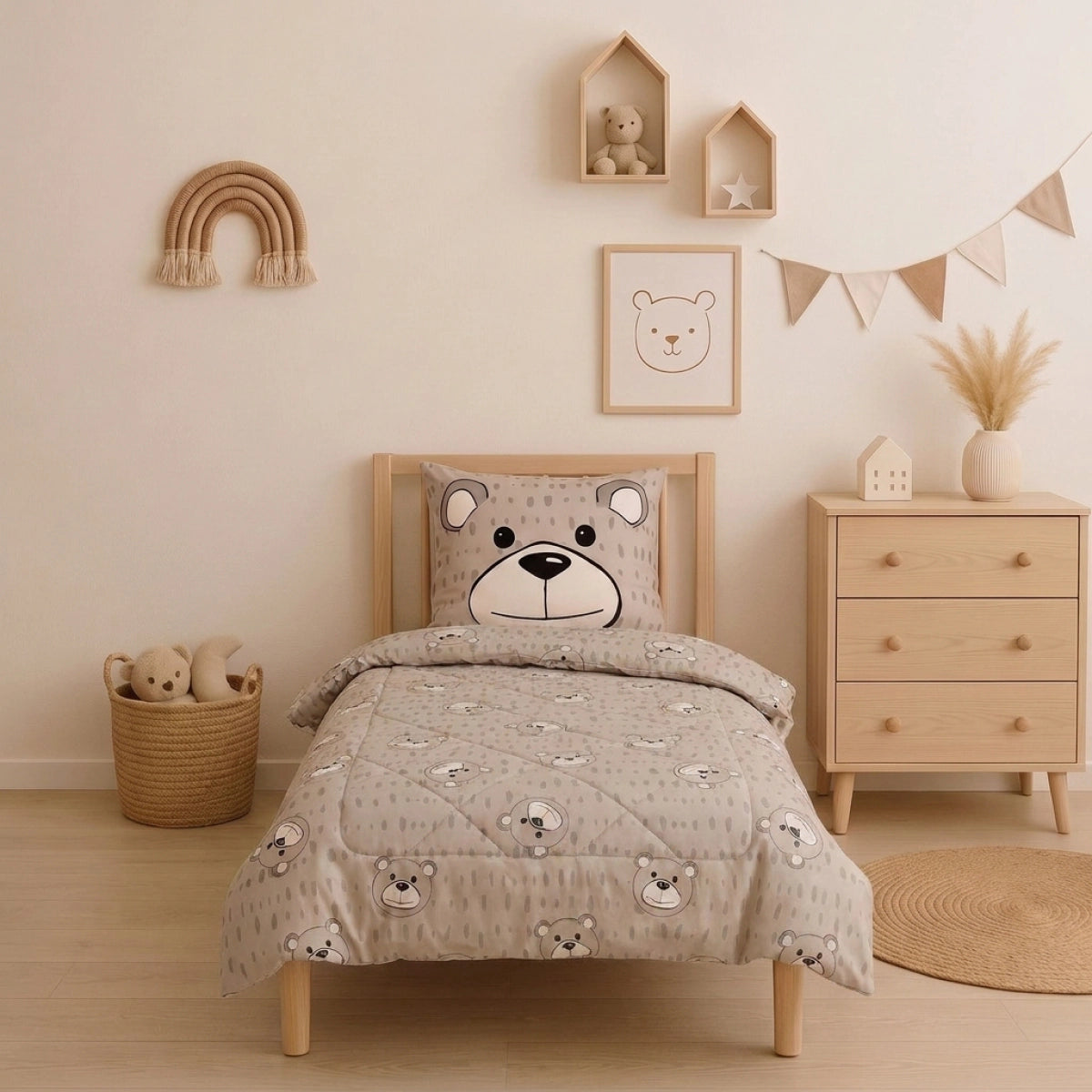 Zelesta Comfort Kids Couette - Ours Heureux