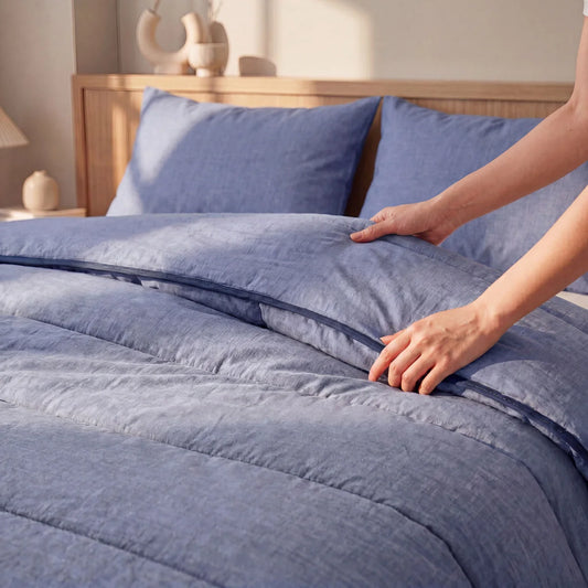 Zelesta Comfort Structure Summerduvet - Denim