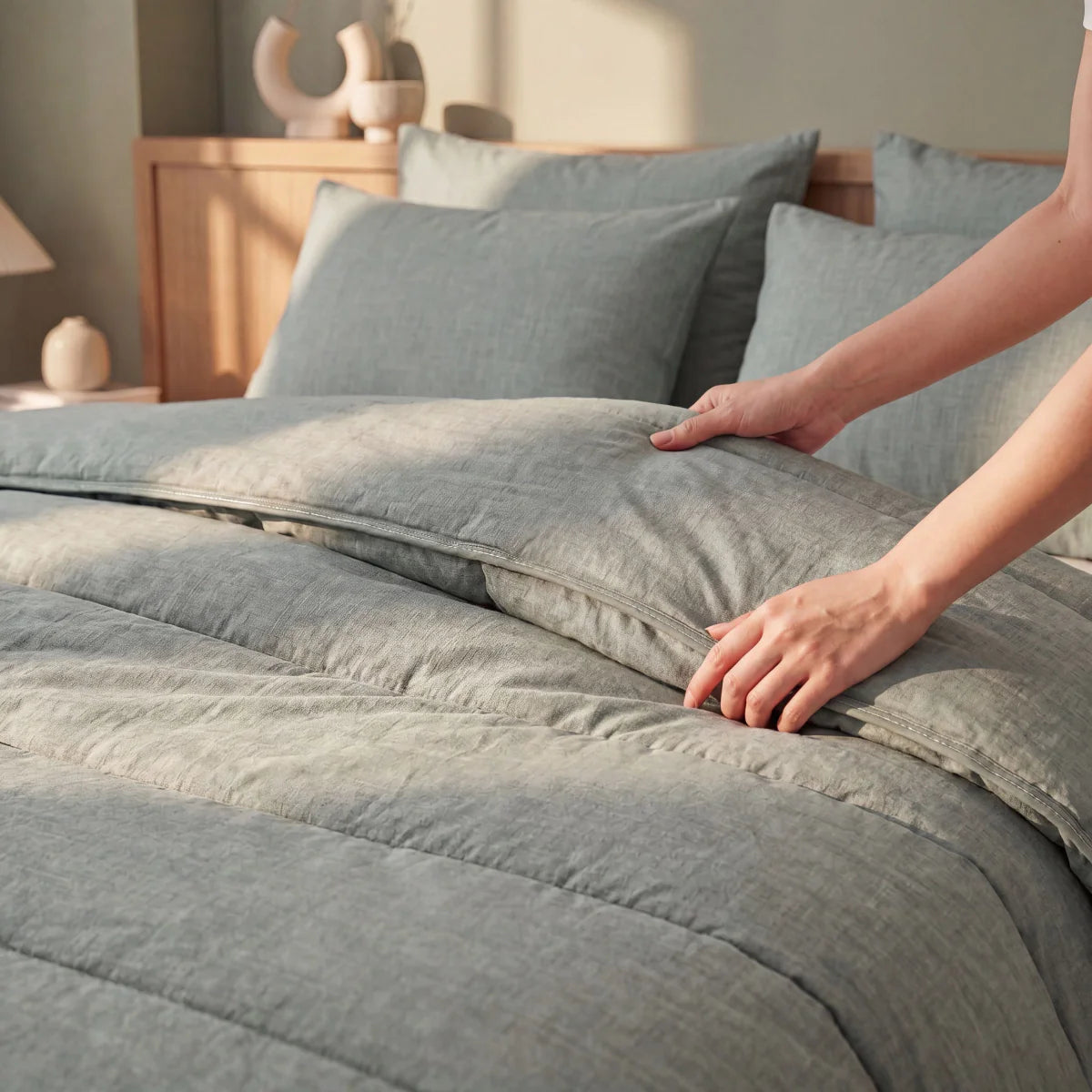 Zelesta Comfort Structure Couette Été - Vert