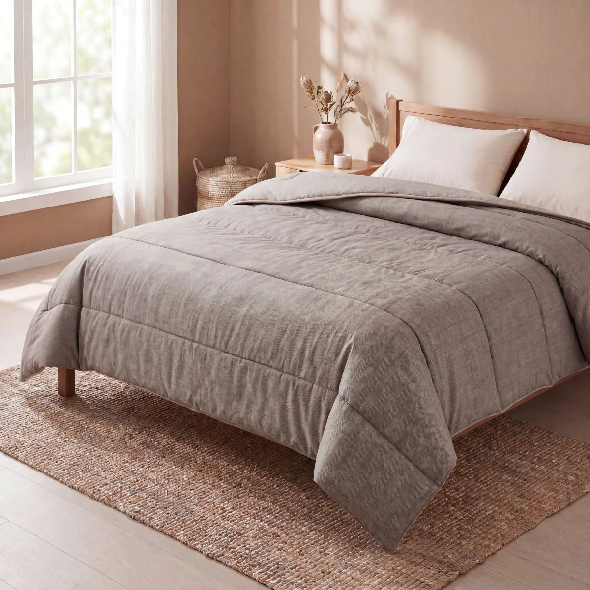 Zelesta Comfort Structure Couette Été - Anthracite